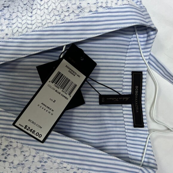 BCBG jumpsuit striped, new with tags, french made style - Picture 2 of 3